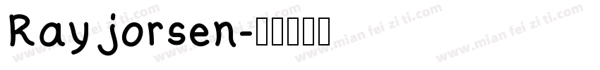 Ray jorsen字体转换